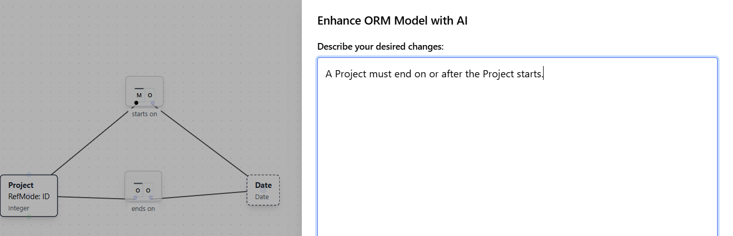 Natural Language Prompt for Value Comparison Constraint
